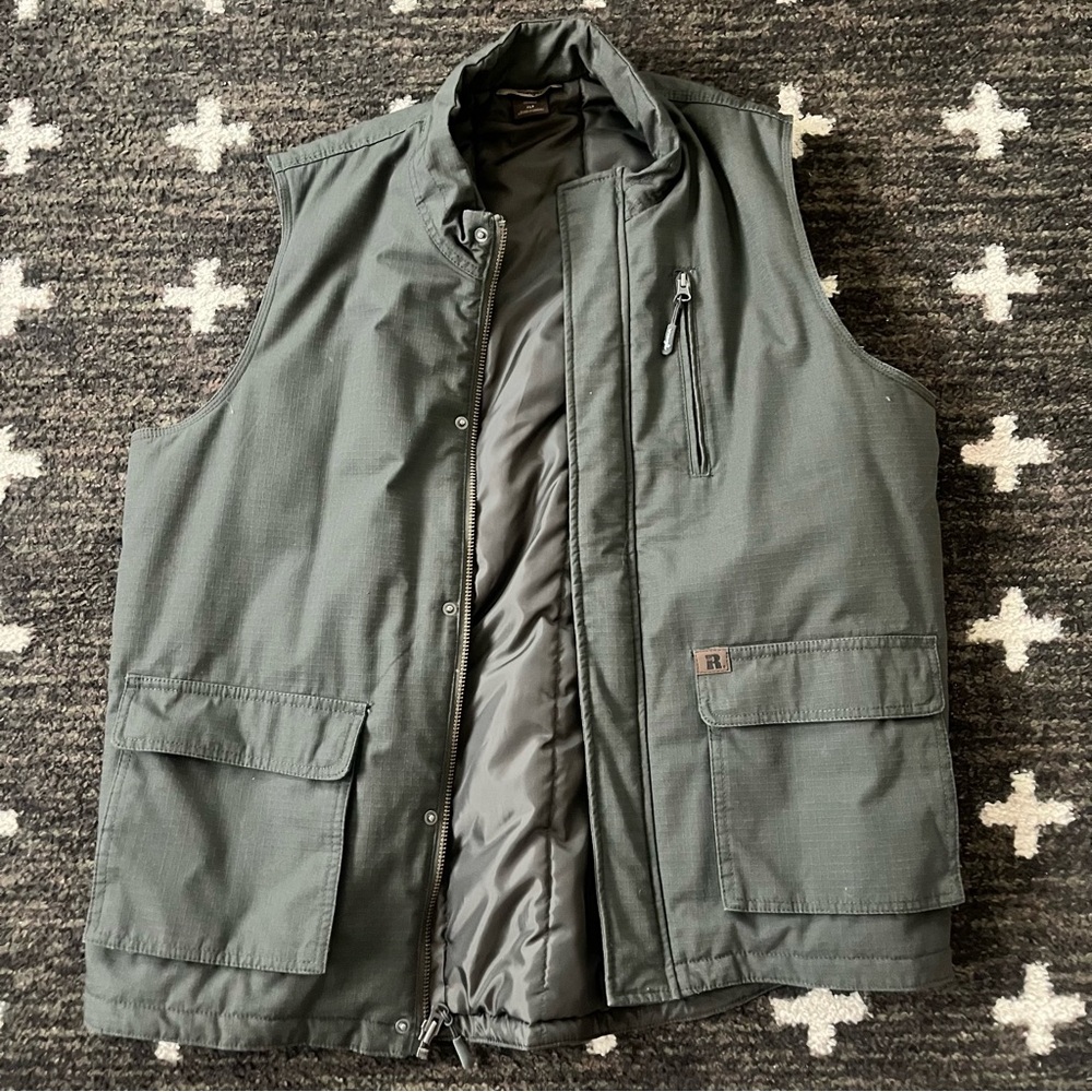 Wrangler Men’s Work Wear Green Vest Size XL